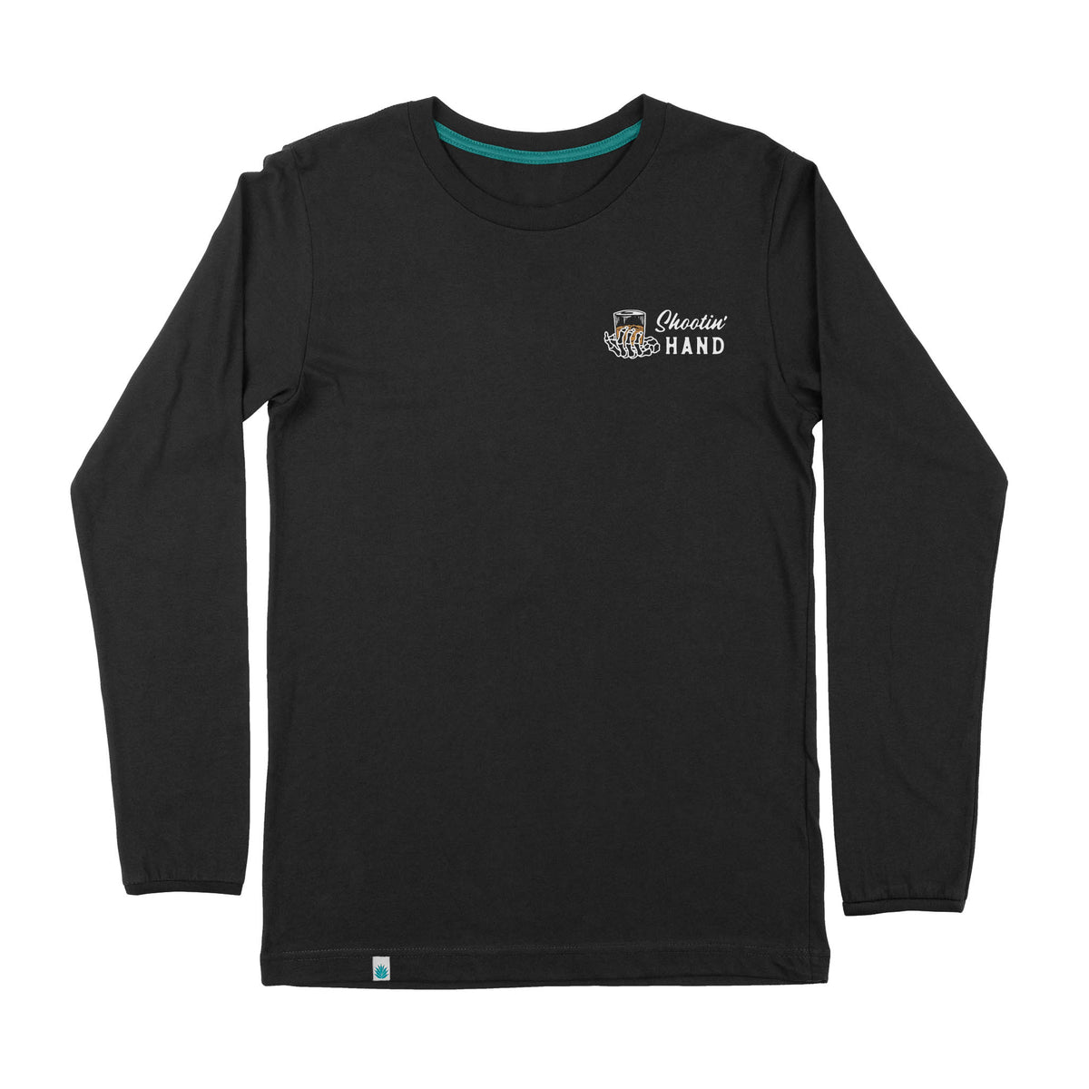 Shootin' Hand Long Sleeve T-Shirt - Black