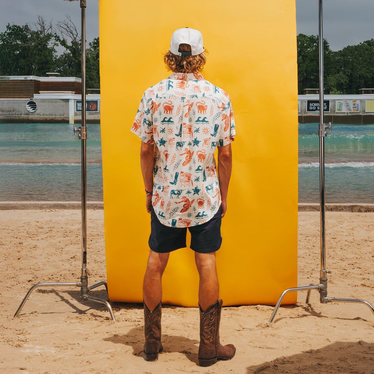 City Slicker Button Up Short Sleeve - Texas Surf