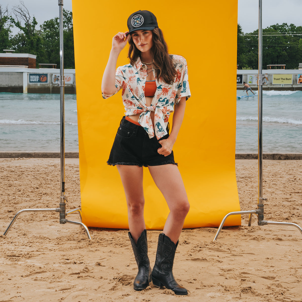 City Slicker Button Up Short Sleeve - Texas Surf