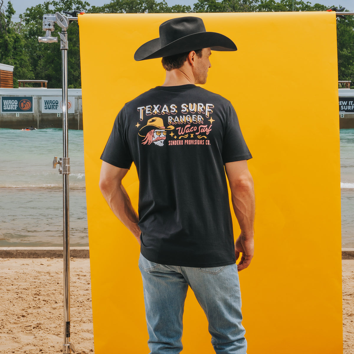 Sendero x Waco Surf Texas Surf Ranger T-Shirt