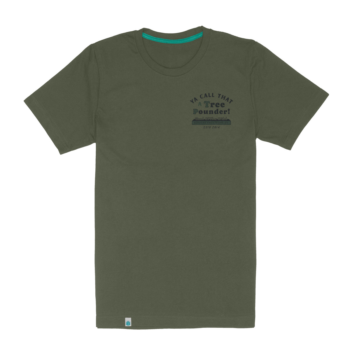 Tree Pounder T-Shirt - Army Green
