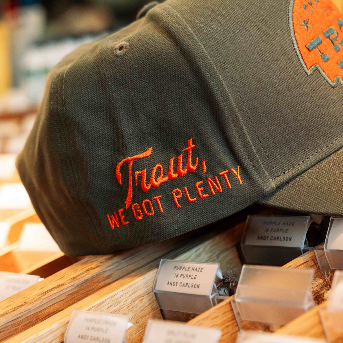 Trout Built Hat - Green