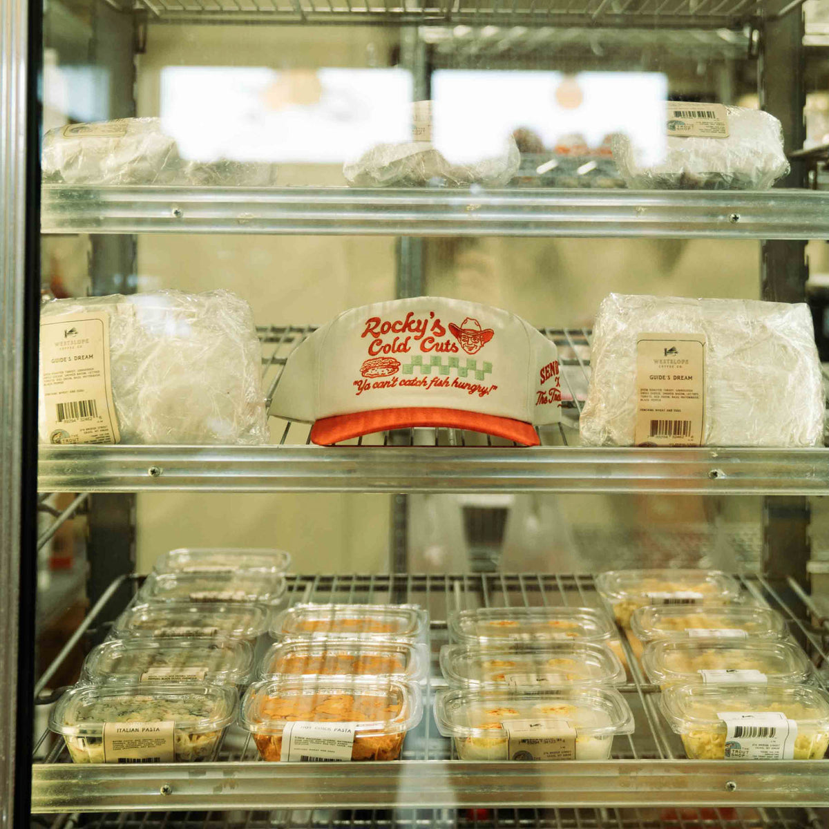 Rocky's Cold Cuts Hat - White/Red