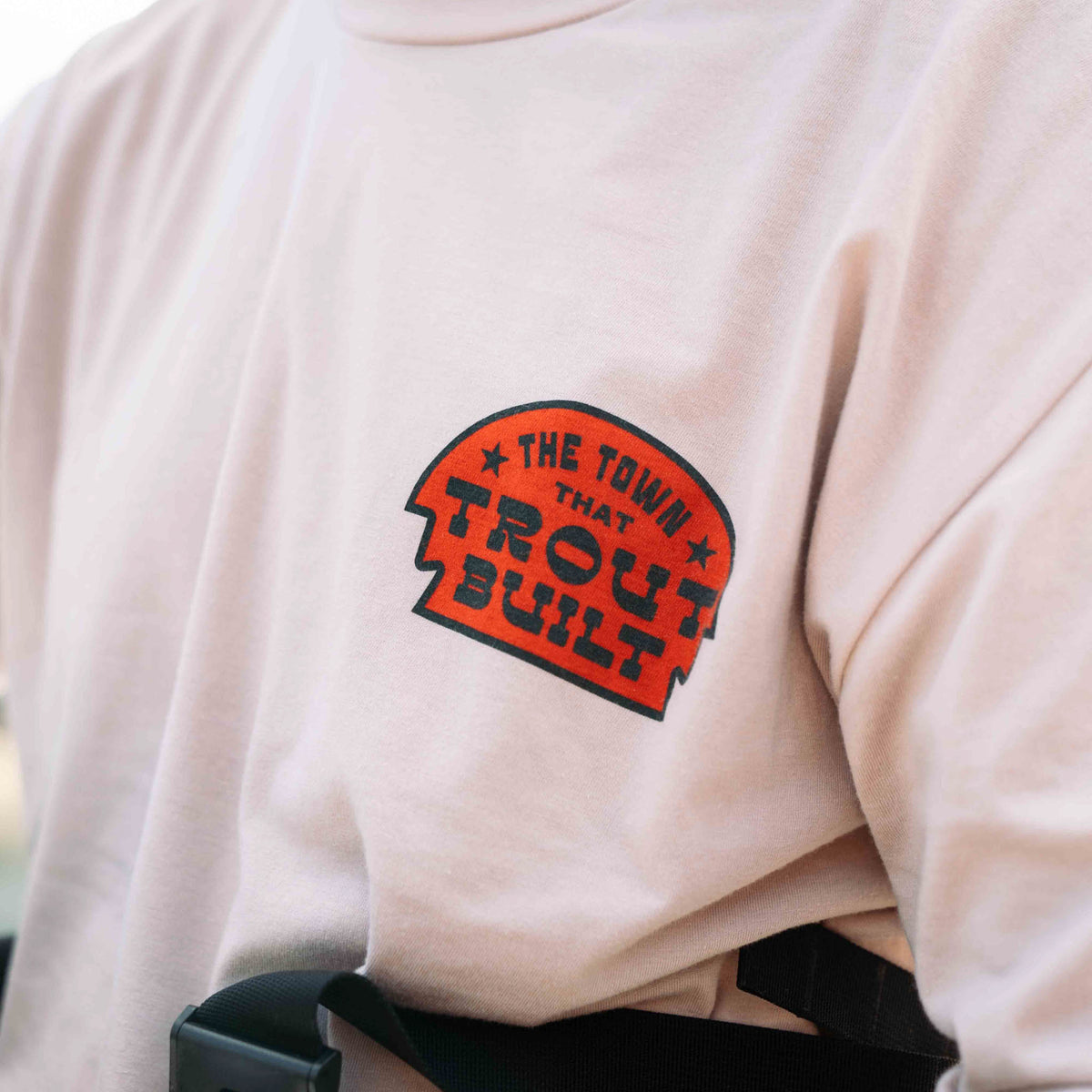Trout Built T-Shirt - Sand