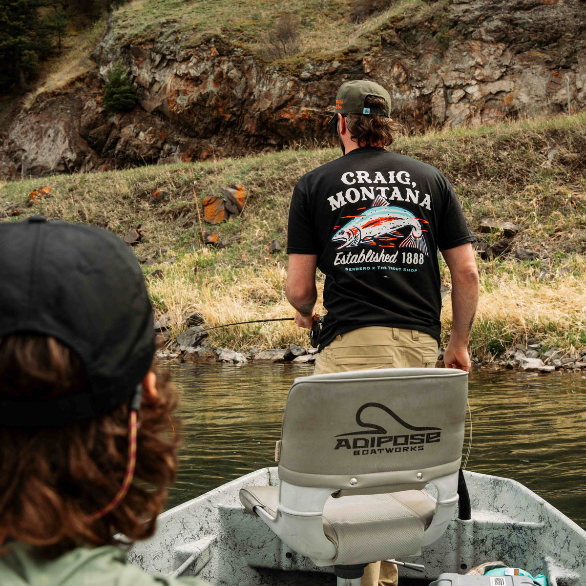Craig, Montana T-Shirt - Black