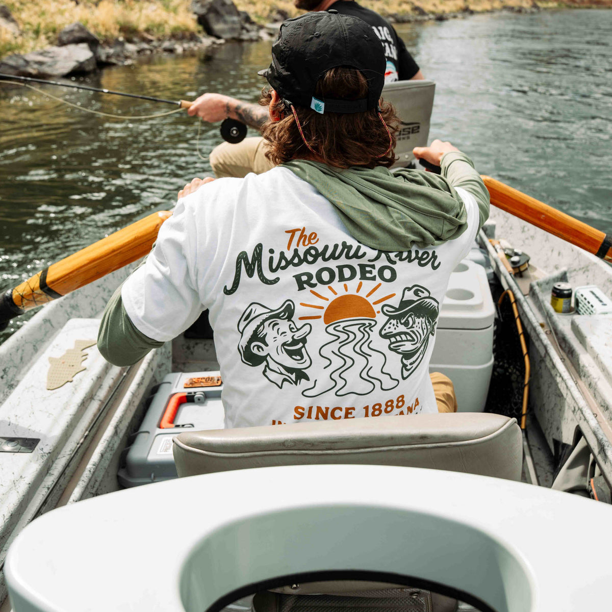 Missouri River Rodeo T-Shirt - Vintage White