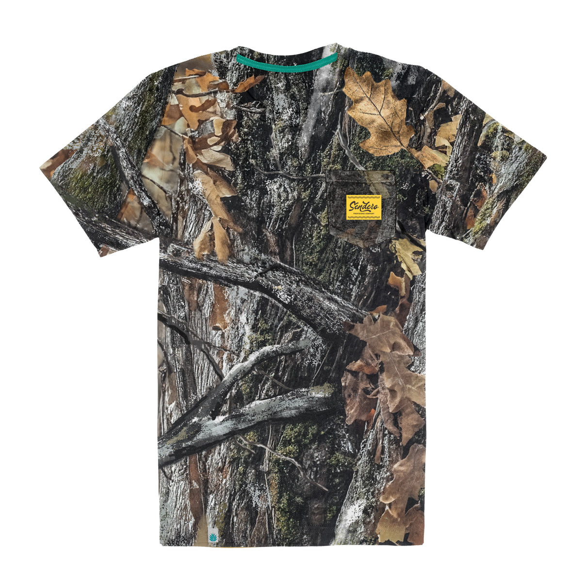 Logo Vintage Pocket Tee - Will Tree Camo