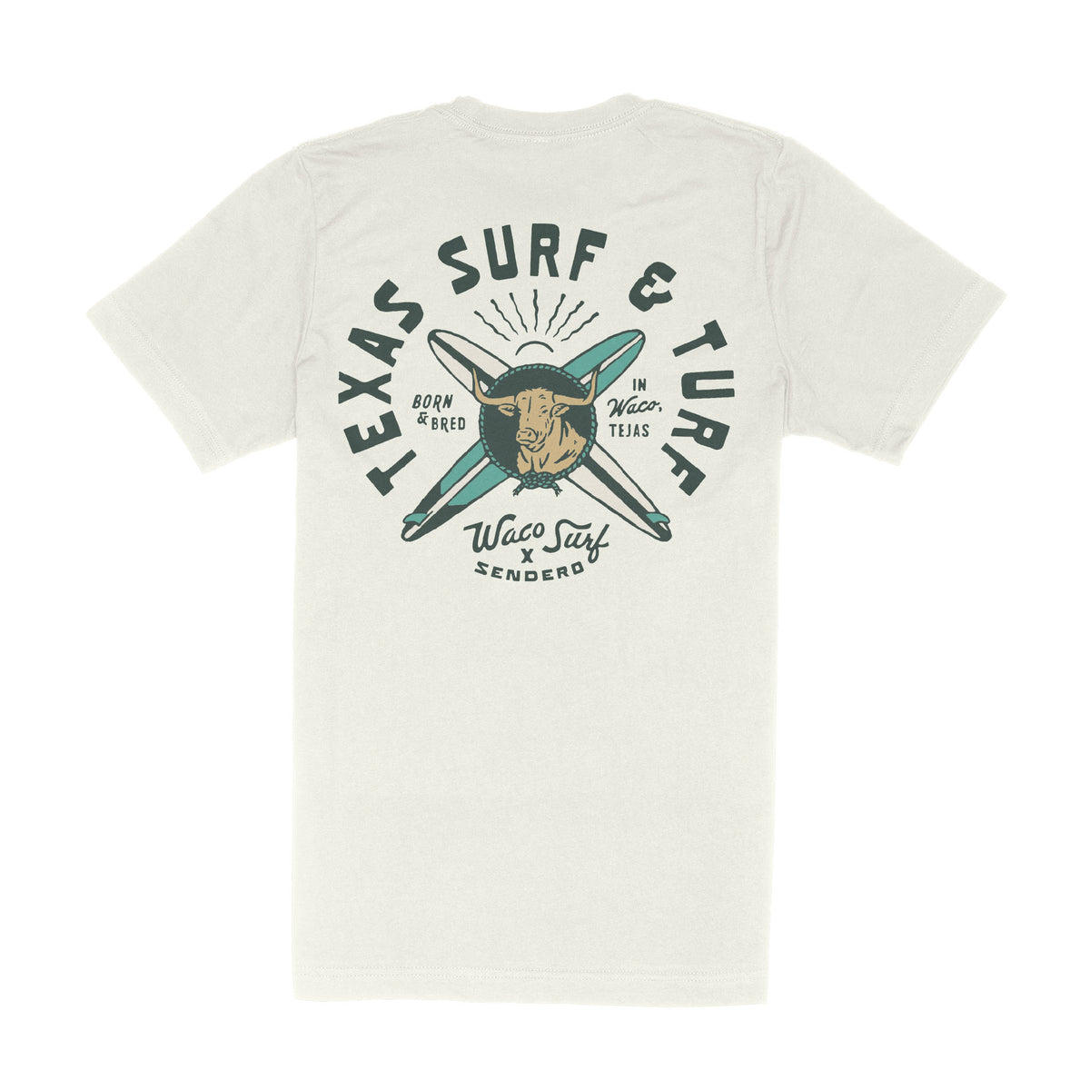 Sendero x Waco Surf Texas Surf and Surf T-Shirt
