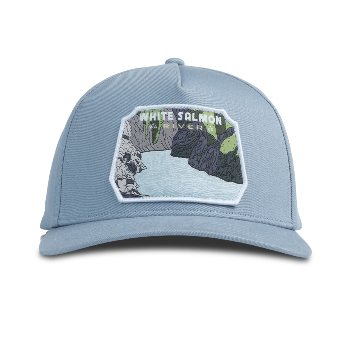 White Salmon River Hat - Light Blue