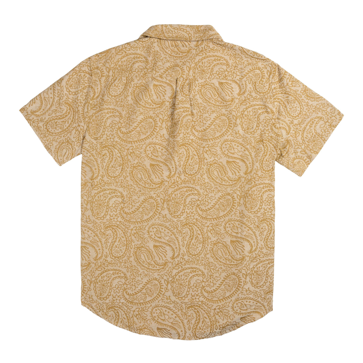 Boquillas Short Sleeve Shirt - Wildrose Paisley - Gold