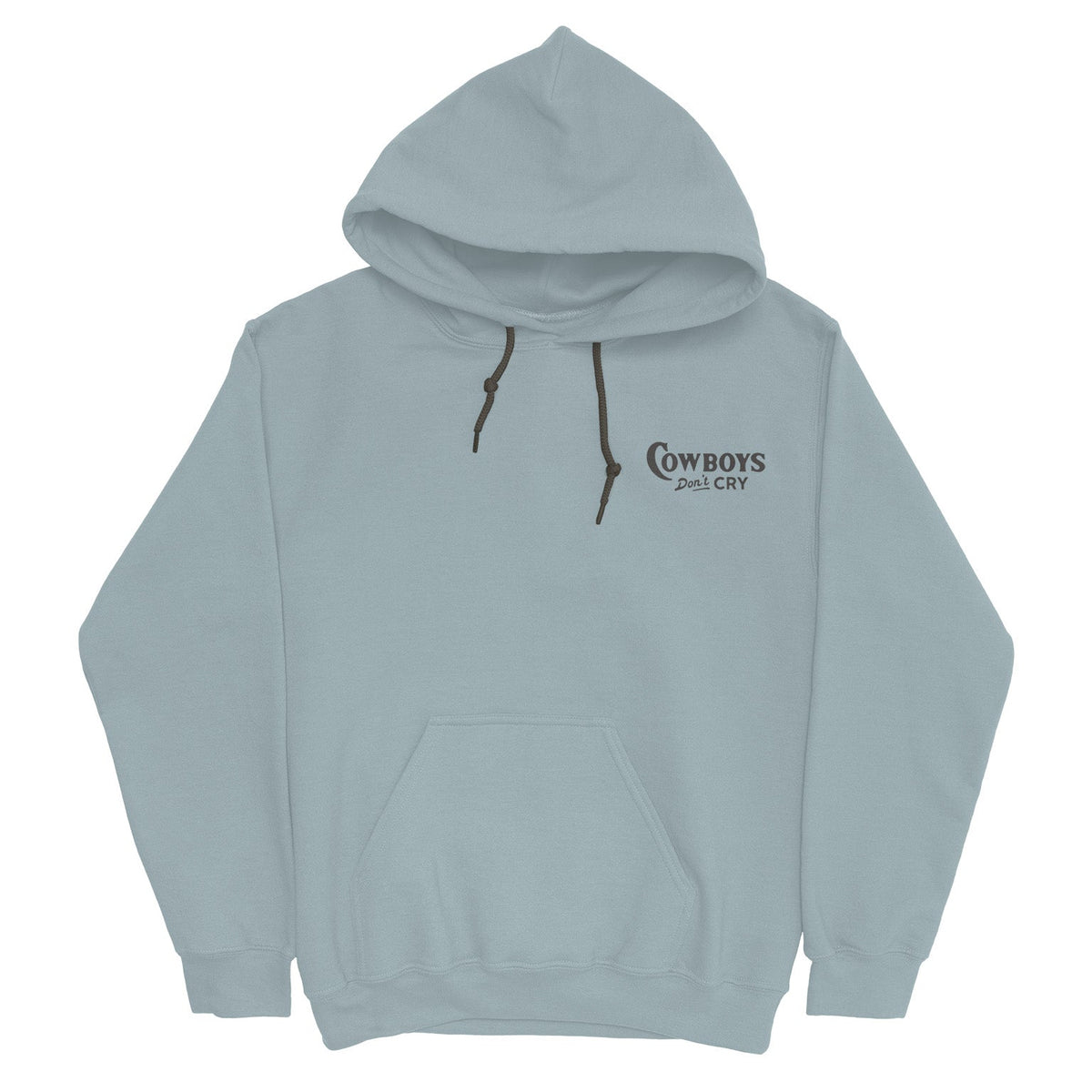 Cowboys Don't Cry Hoodie - Big Sky Blue