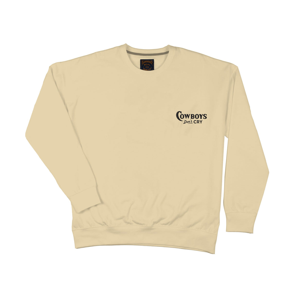 Cowboys Don't Cry Sweatshirt - Cream