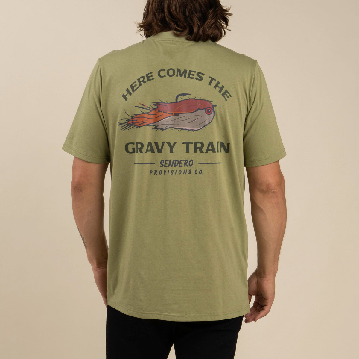 Gravy Train T-Shirt - Sage