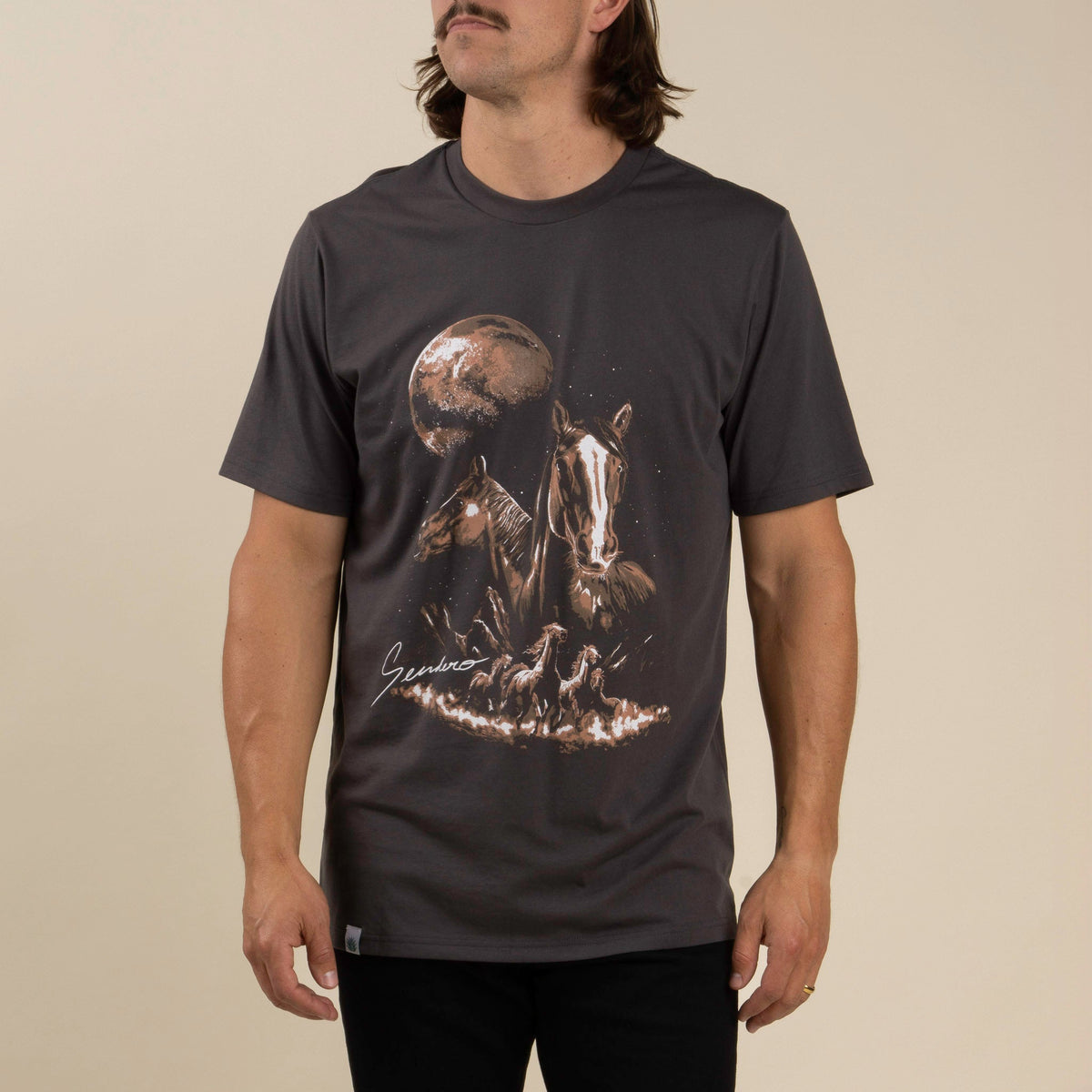 Midnight Riders T-Shirt - Vintage Black