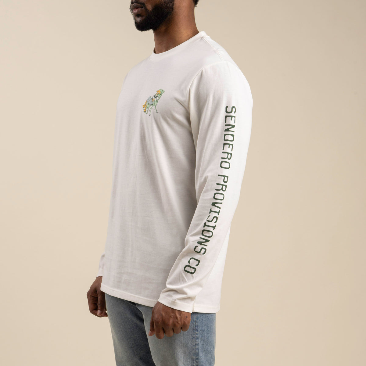 Oasis Long Sleeve T-Shirt - Vintage White