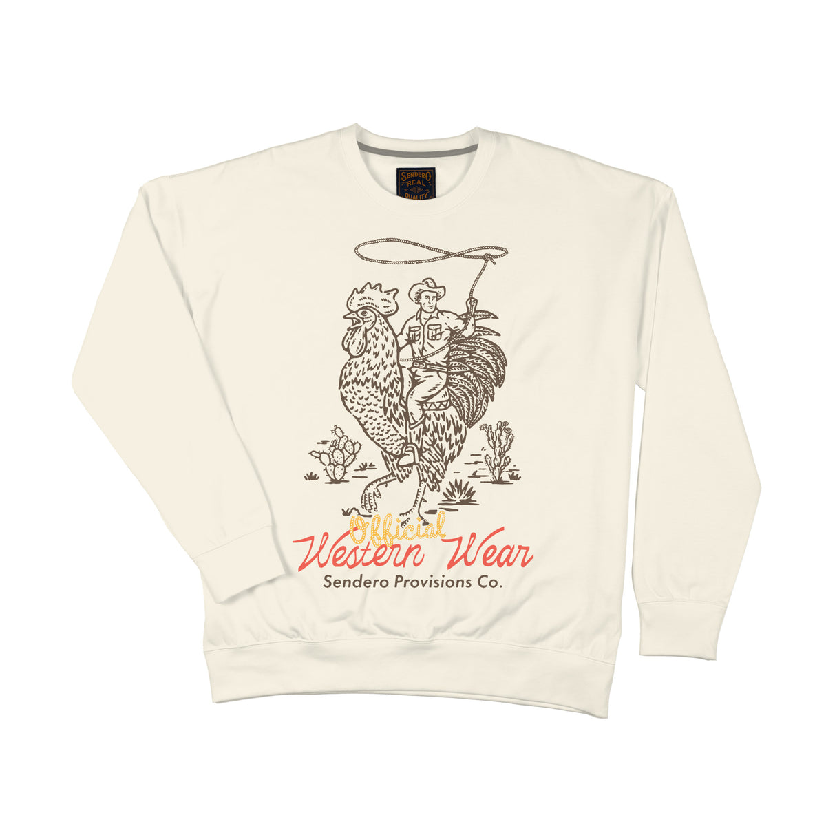 Official Western Sweatshirt - Vintage White
