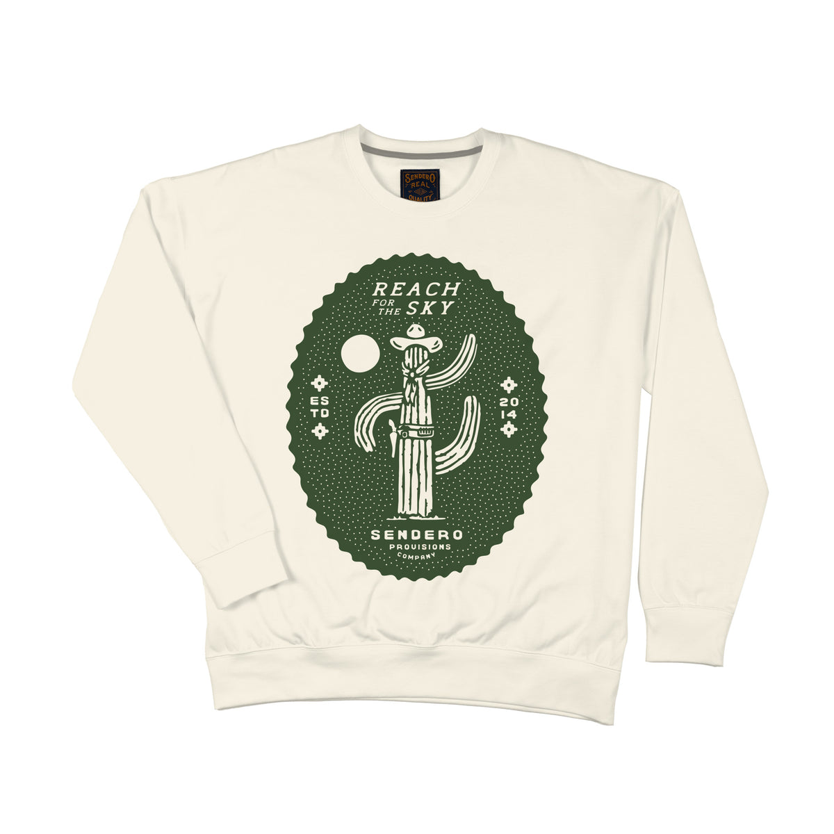 Reach for the Sky Sweatshirt - Vintage White