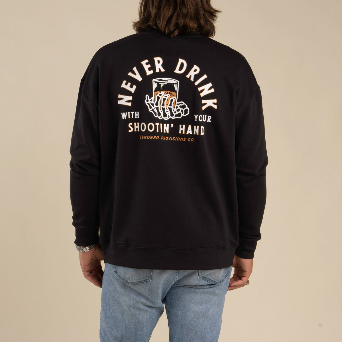 Shootin' Hand Sweatshirt - Black