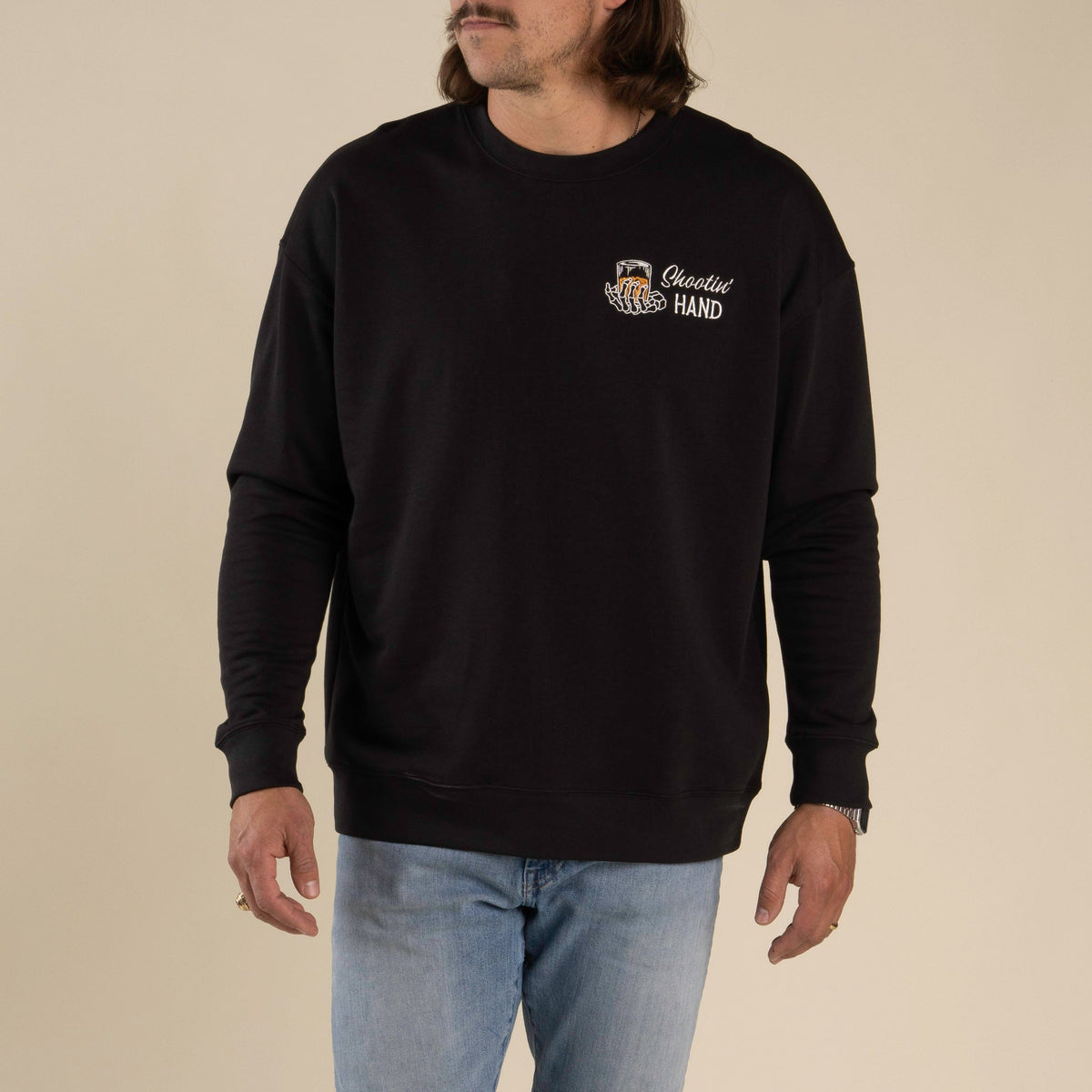 Shootin' Hand Sweatshirt - Black