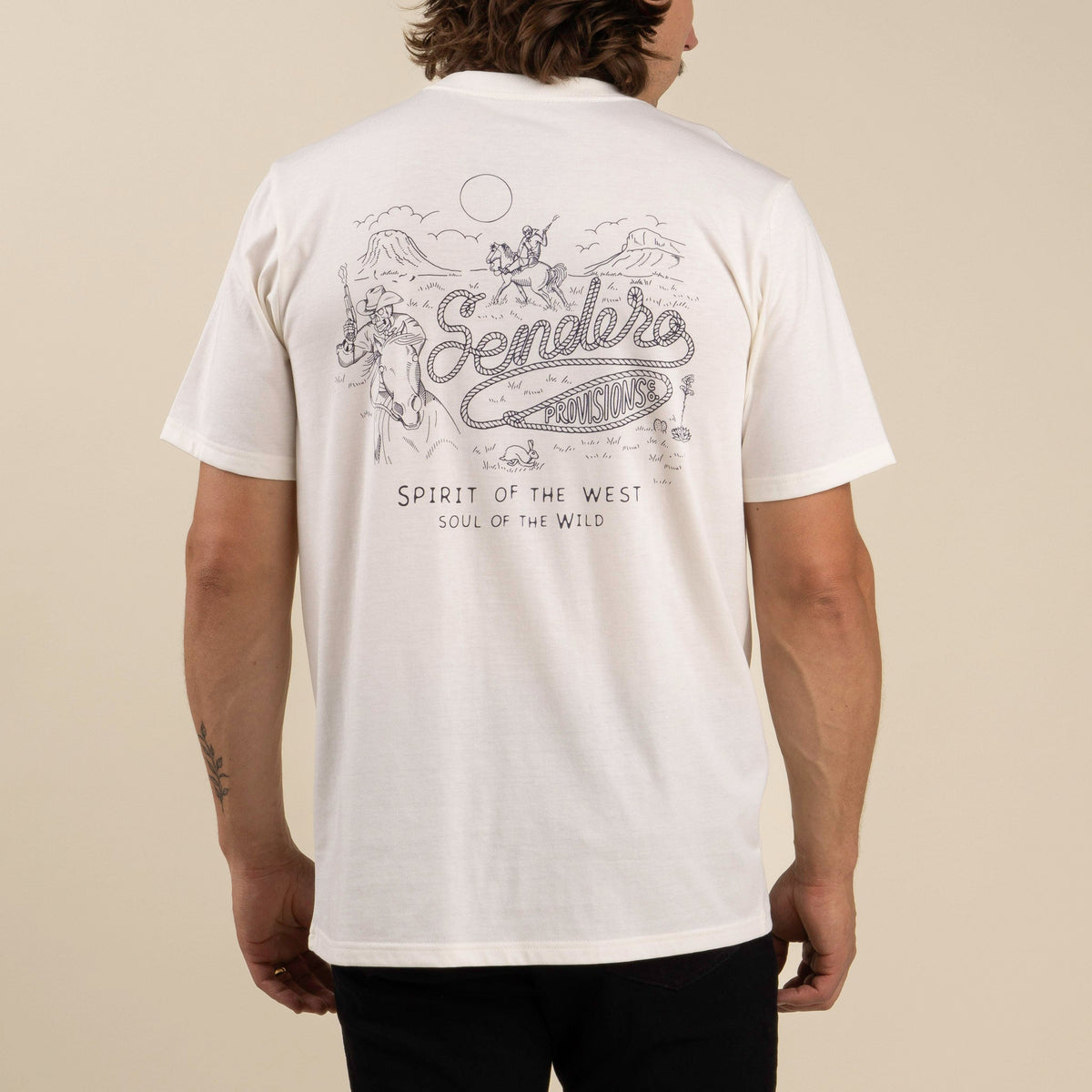 Skeleton Riders T-Shirt - Vintage White
