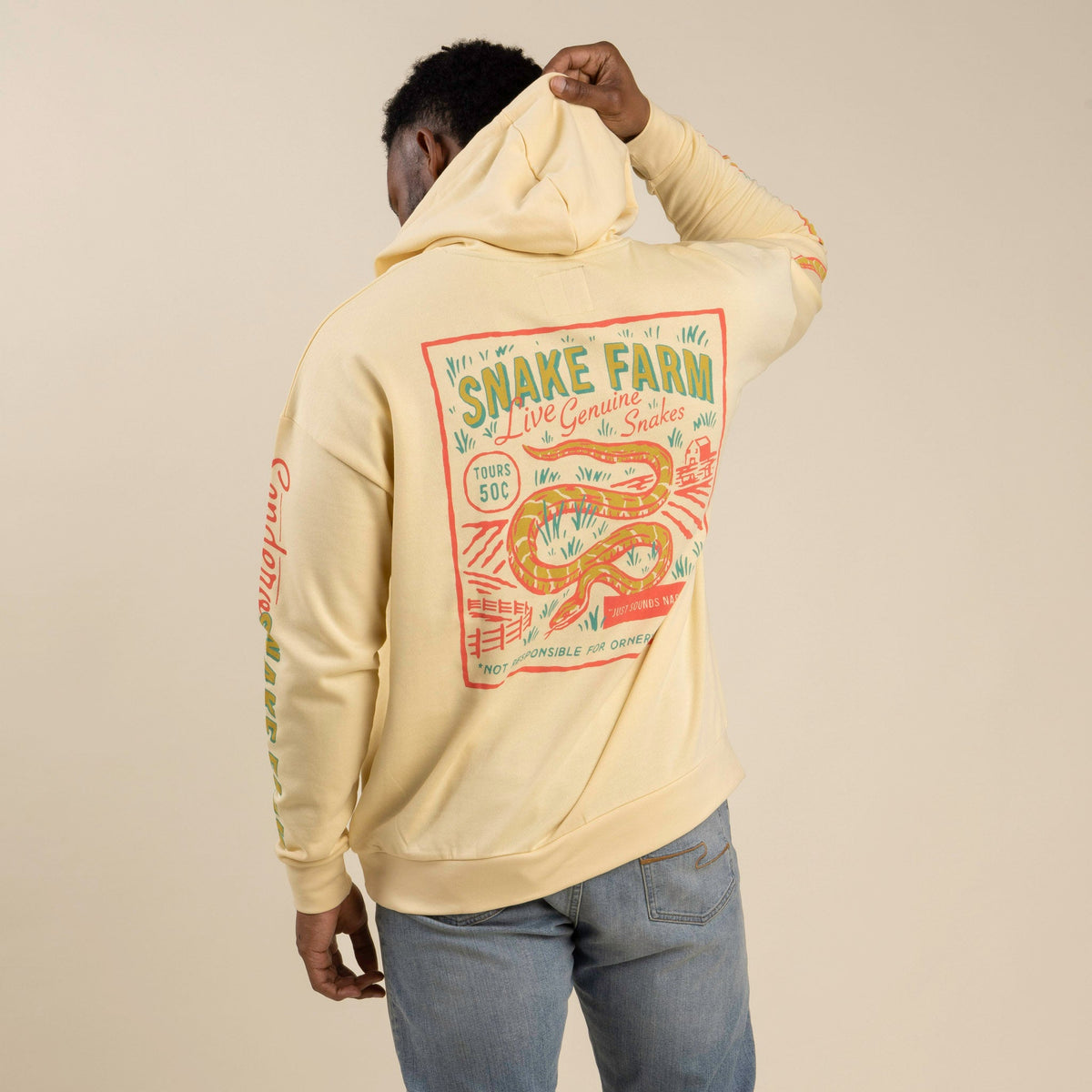 Snake Farm Hoodie - Cream