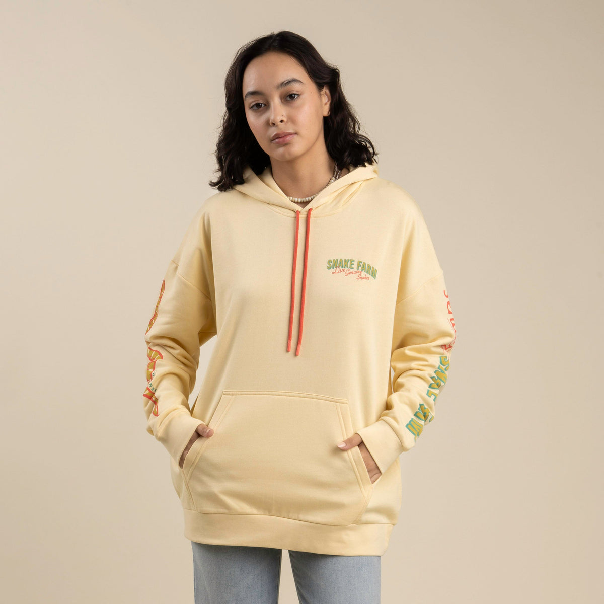 Snake Farm Hoodie - Cream