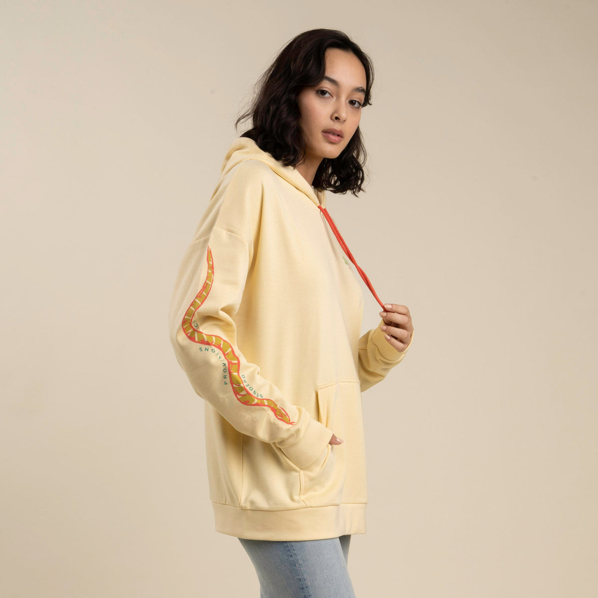 Snake Farm Hoodie - Cream