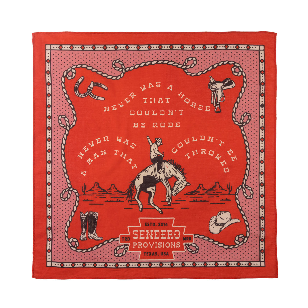 Never Was a Horse Bandana – Sendero Provisions Co.