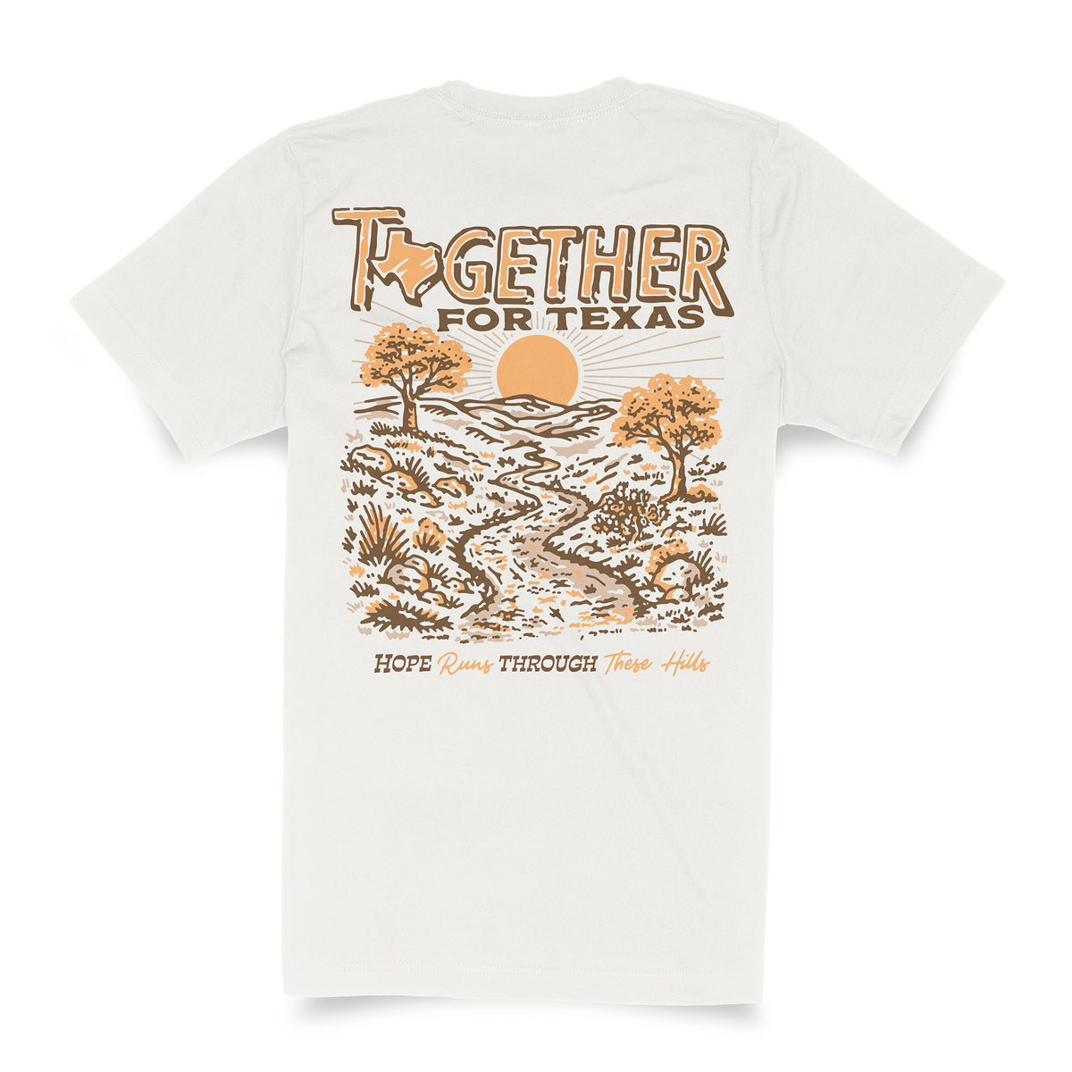 Together For Texas T-Shirt - Vintage White
