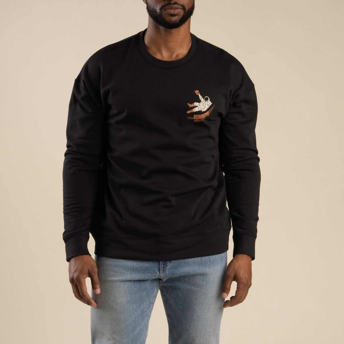 To Space Sweatshirt - Black