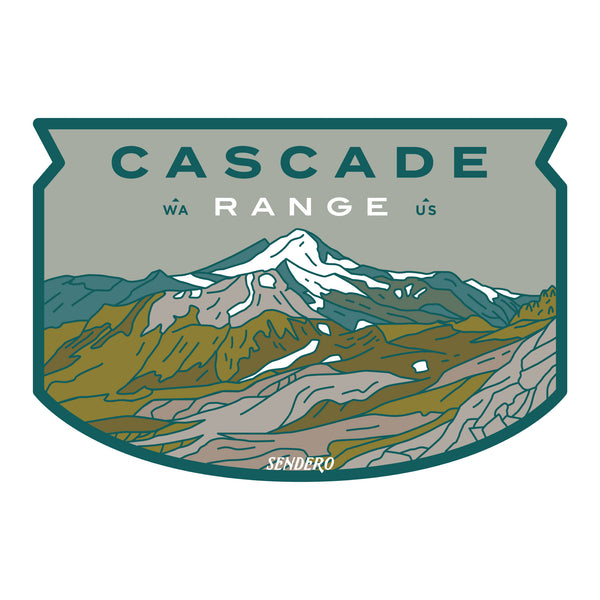 Cascade Range Sticker