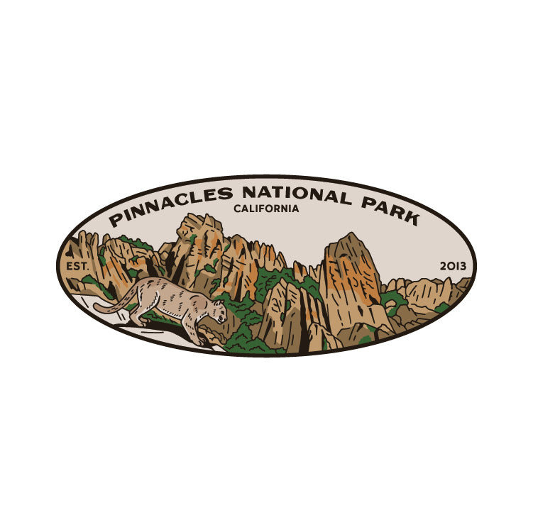 Pinnacles National Park Sticker Sendero Provisions Co.