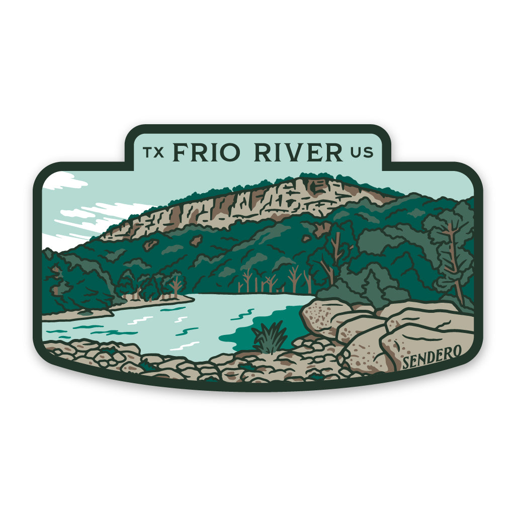 Fall River Sticker Frio River Sticker | Other Accessories | Sendero – Sendero Provisions Co.