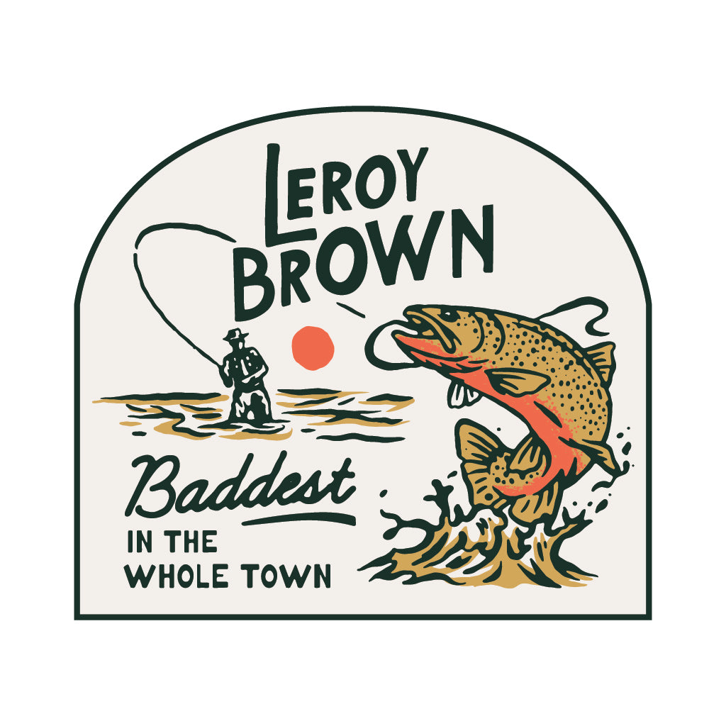 Leroy Brown Sticker – Sendero Provisions - Main Image