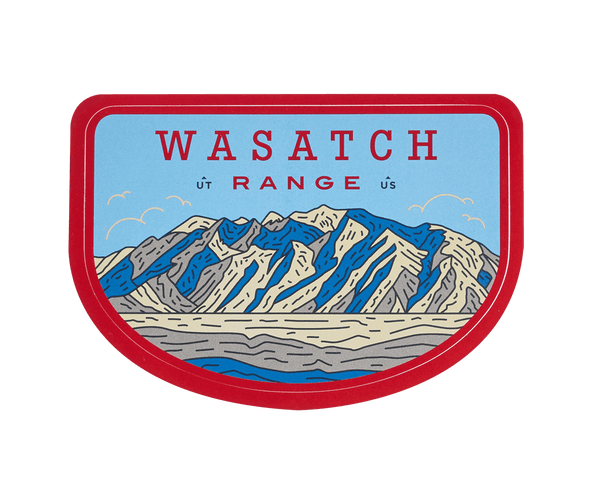 Wasatch Range Sticker