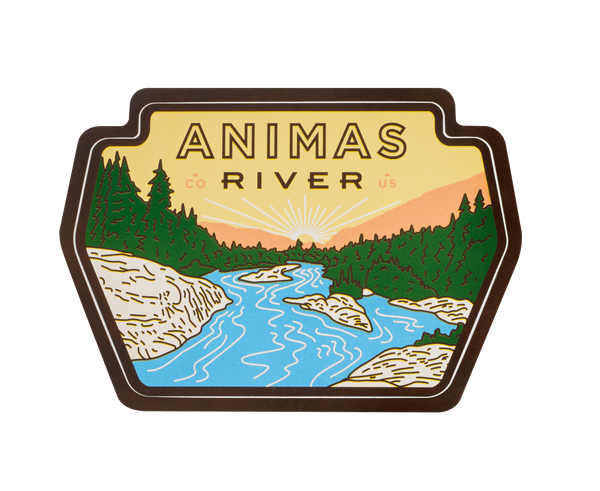 Animas River Sticker