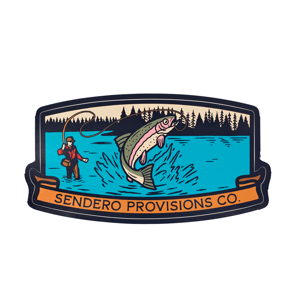 Fly Fisher Sticker – Sendero Provisions Co.